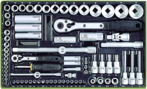 Gola sada PROXXON 86-dielna 1/4"-1/2" 23640