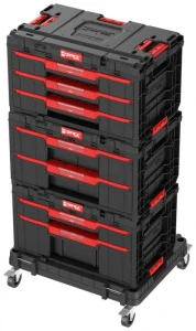 Box QBRICK® System ONE Workshop - Cart, 3x Toolbox,