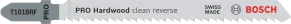 Pílový list BOSCH Hardwood clean reverse T 101 BRF 1 ks