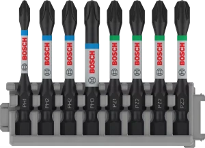 Sada predĺžených bitov BOSCH PRO Impact Set 8-dielna