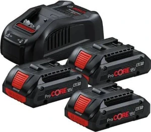 BOSCH 3x ProCORE 18V 4.0Ah + GAL1880