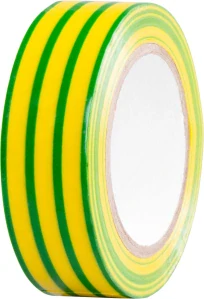 Izolačná lepiaca páska, 19 mm, L-10 m, max. 80°C, 600V, zelenožltá 1 ks