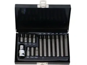 Sada bitov IMBUS 6-hran 15 dielna, plechová kazeta