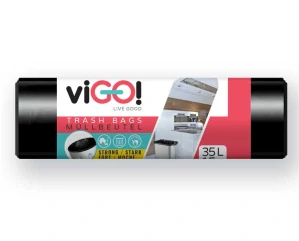 Vrecia na odpad viGO! LDPE silné 35l/15 ks 50x60cm