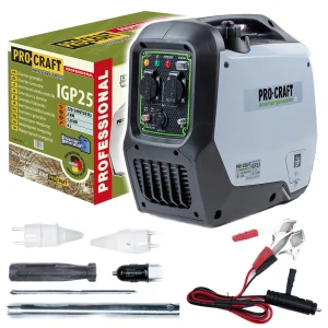 Elektrocentrála inverorová PROCRAFT IGP25 2,0 kW