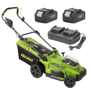 Akumulátorová kosačka PROCRAFT SPLM20, 37cm - set 2xaku+1xdvojnabíjačka
