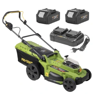 Akumulátorová kosačka PROCRAFT SPLM22, 43cm - set 2xaku+1xdvojnabíjačka