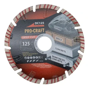 Diamantový kotúč PROCRAFT DC125 125 mm