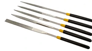 Sada diamantových pilníkov 4 x 160 mm 5-dielna