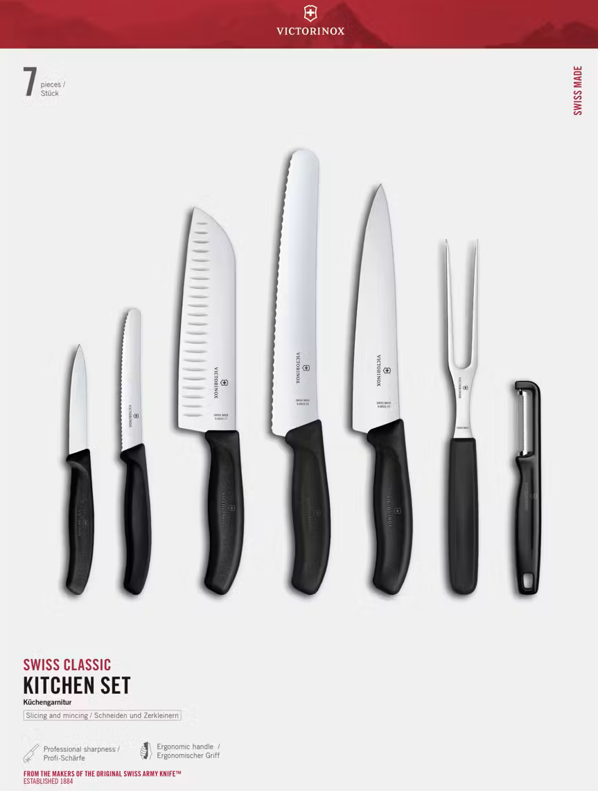 VICTORINOX Swiss Classic 6.7133.71G 7-dielna