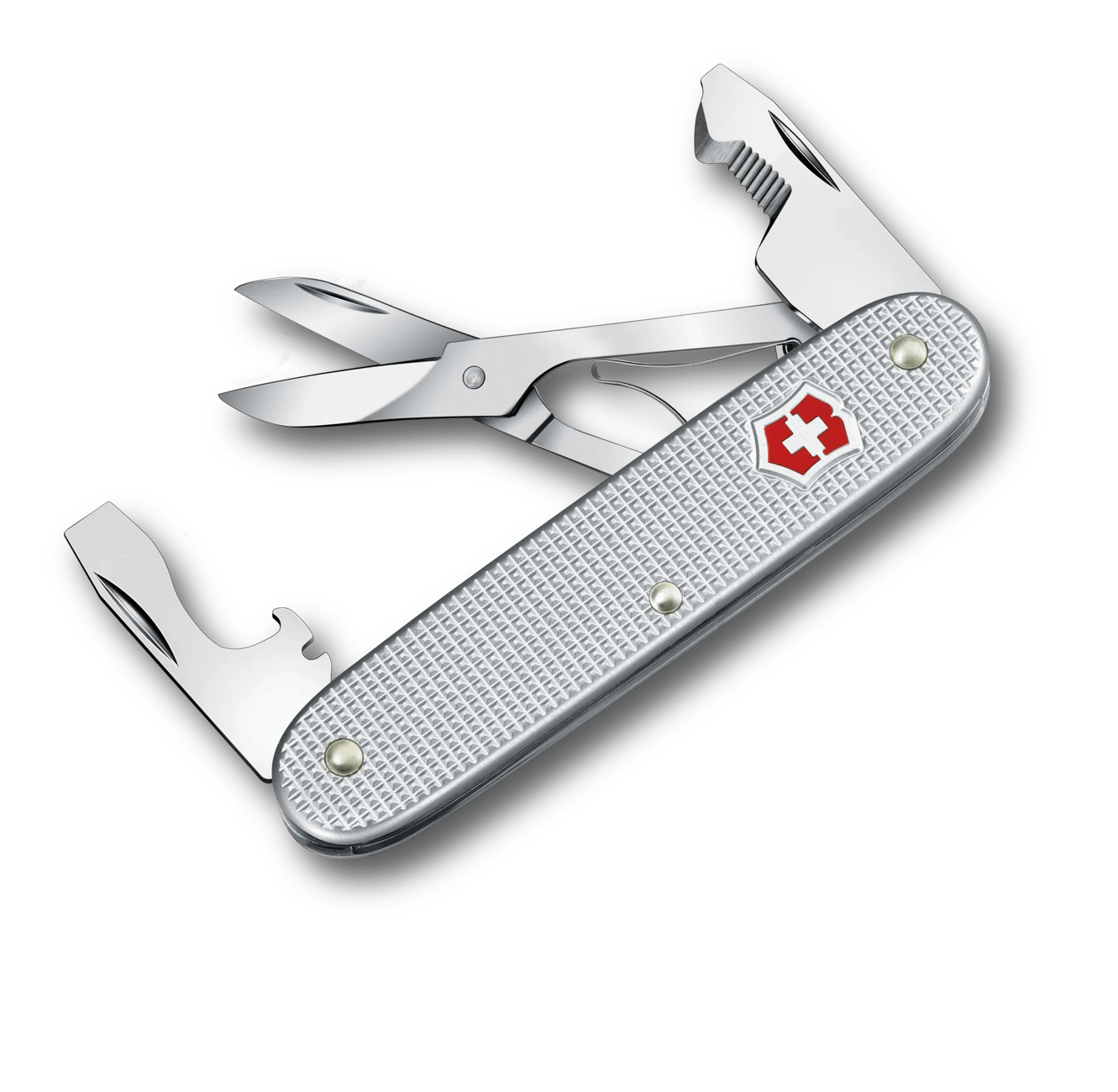 VICTORINOX Companion Slim Alox, strieborný