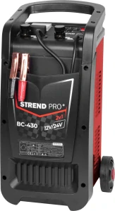 Vozík štartovací Strend Pro BC-430, nabíjací, 12/24V, 30 A, štart 250 A
