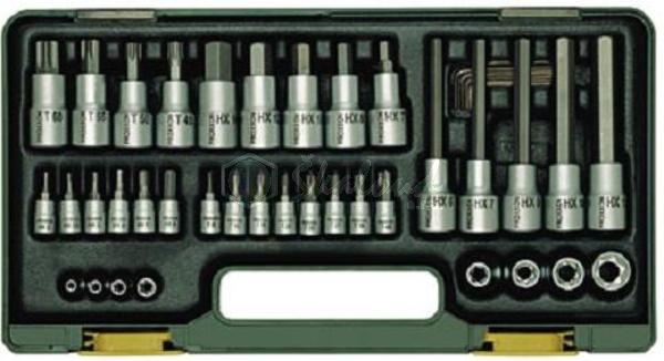 Sada TORX a 6-hranných hlavíc PROXXON 41- dielna 1/4" a 1/2" 23290