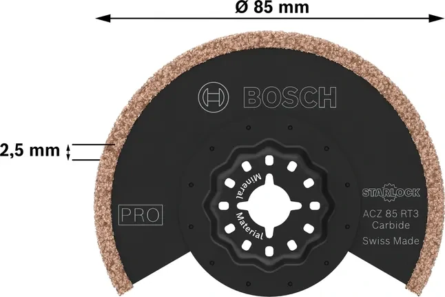 Pilový list BOSCH ACZ 85 RT3
