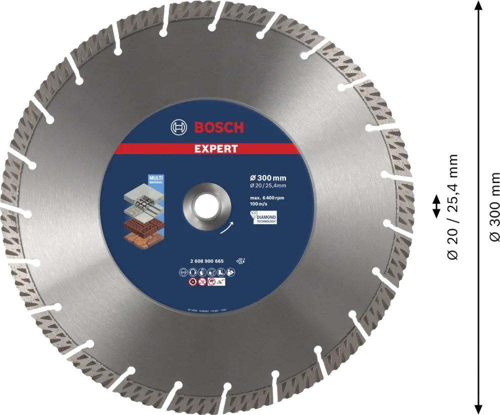 BOSCH EXPERT Multi Material 300x20/25,4