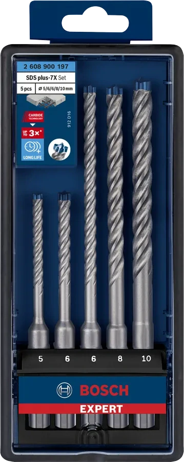 Sada vrtákov BOSCH EXPERT SDS-plus-7X