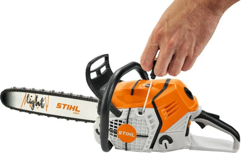 Model motorovej píly STIHL – hračka