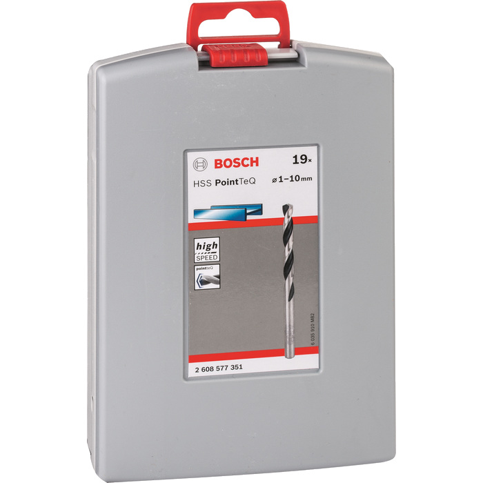 Sada vrtákov BOSCH HSS PointTeQ 19ks
