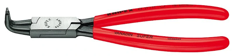 Kliešte KNIPEX na vnútorné poistné krúžky 19-60mm zahnuté 4421J21