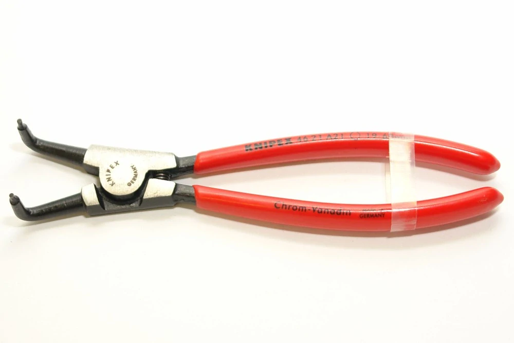 KNIPEX Kliešte na vonkajšie poistné krúžky 19-60mm zahnuté 4621A21