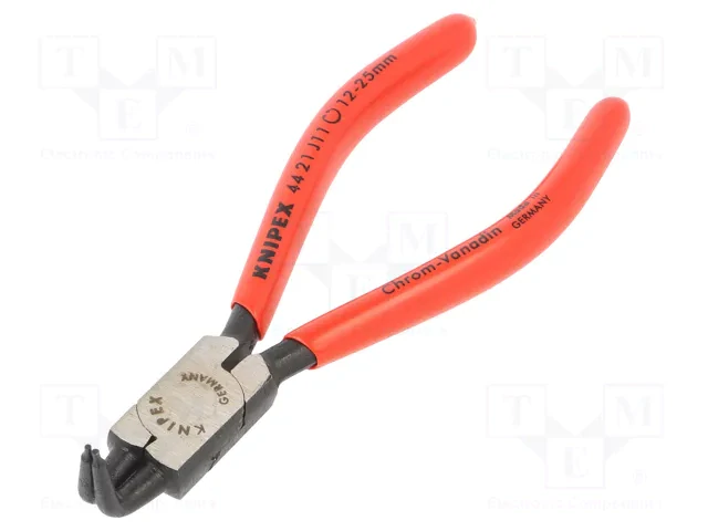 KNIPEX Kliešte na vnútorné poistné krúžky 12-25mm zahnuté 4421J11