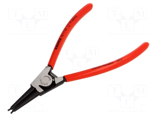 KNIPEX Kliešte na vonkajšie poistné krúžky 19-60mm rovné 4611A2