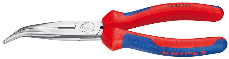Kliešte pologuľaté s bočným cvikom KNIPEX 2622200