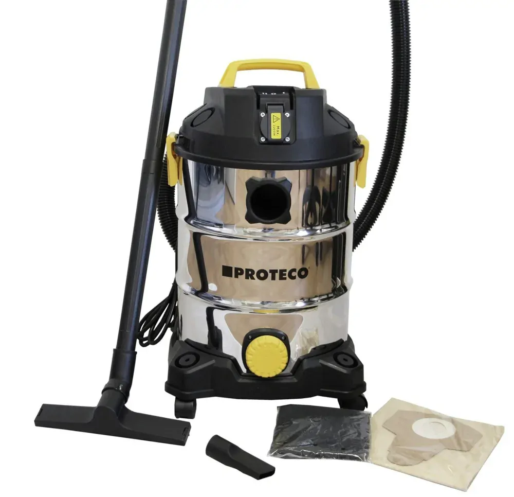 Vysávač priemyselný PROTECO 1200W, 30L