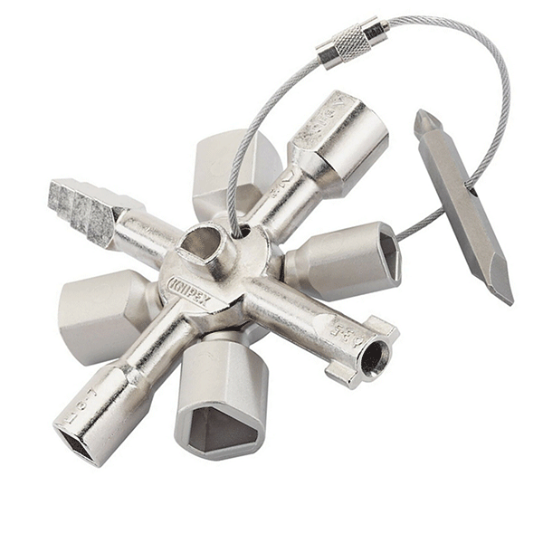 Kľúč na rozvodné skrine KNIPEX TwinKey 001101