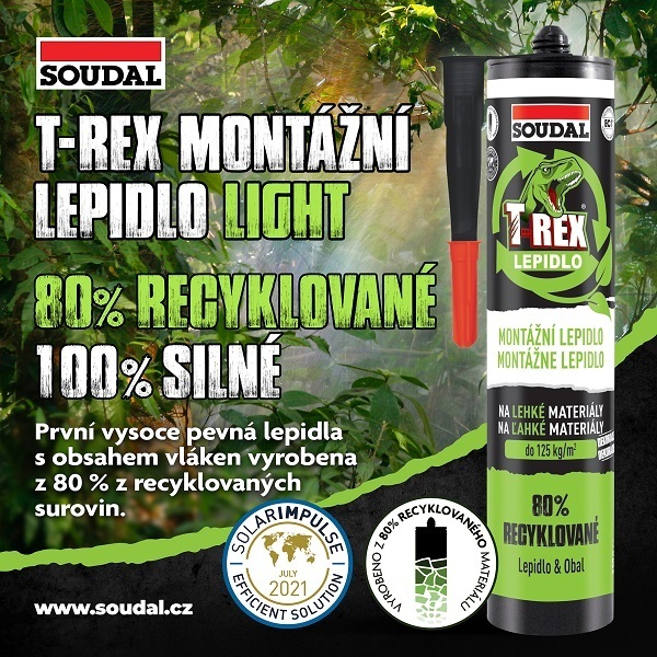 SOUDAL T-REX na ľahké materiály 350g