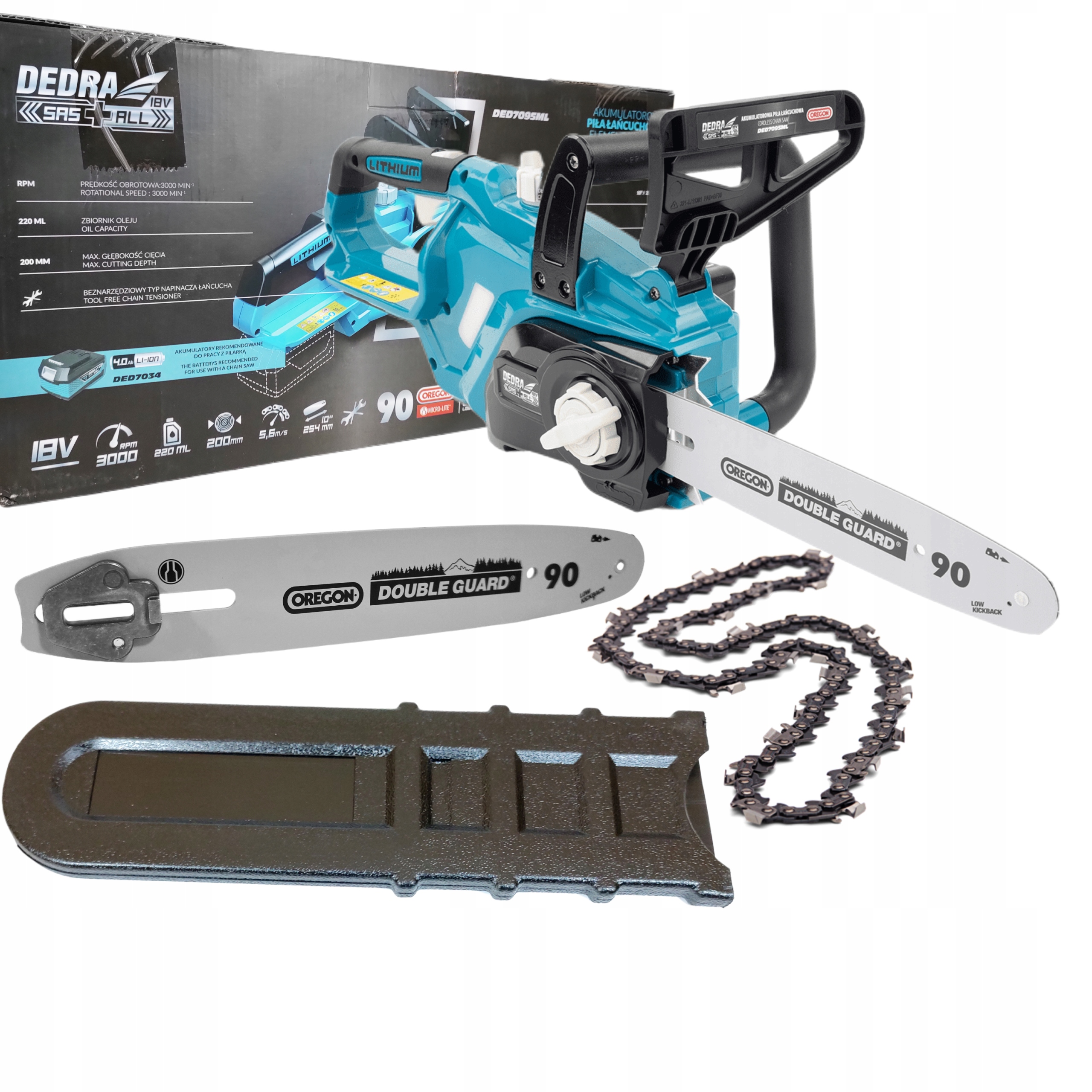 Aku reťazová píla DEDRA 7095ML