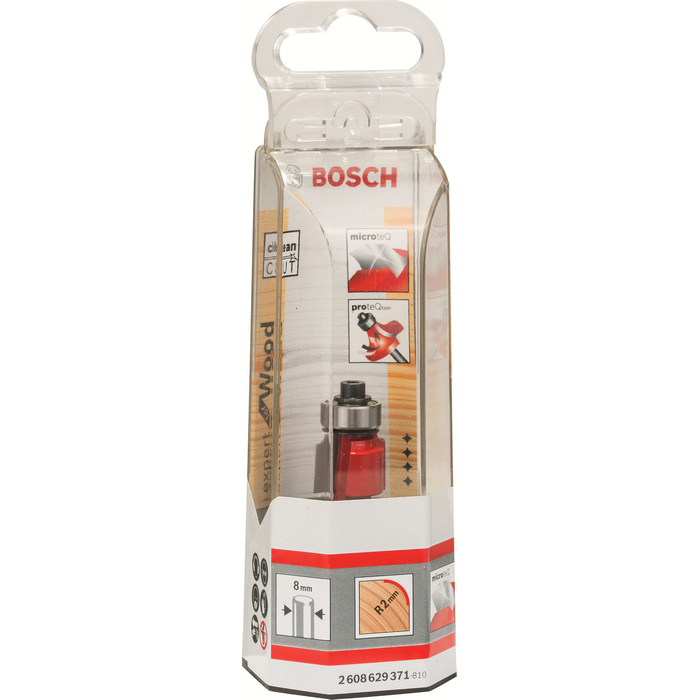 Zaobľovacia fréza BOSCH Expert s vodiacim ložiskom, R 2 mm - 2608629371