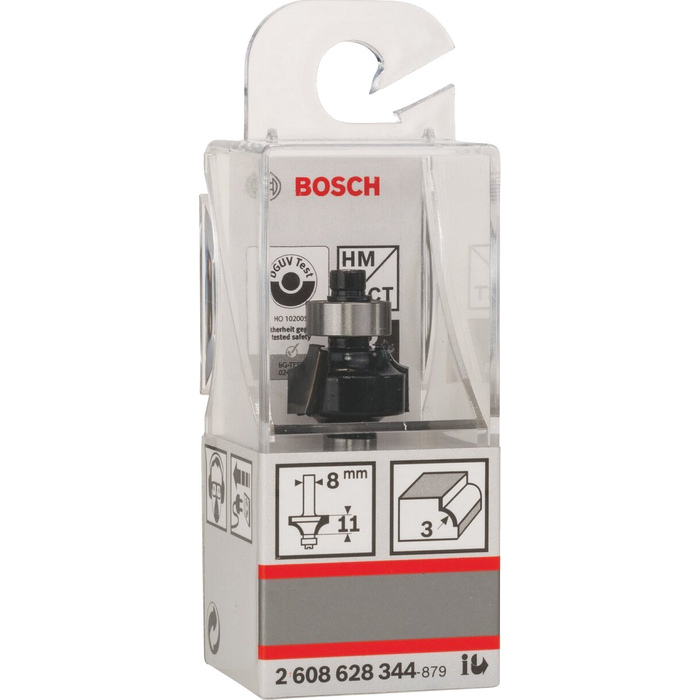 Zaobľovacia fréza BOSCH s vodiacim ložiskom, R 3 mm - 2608628344