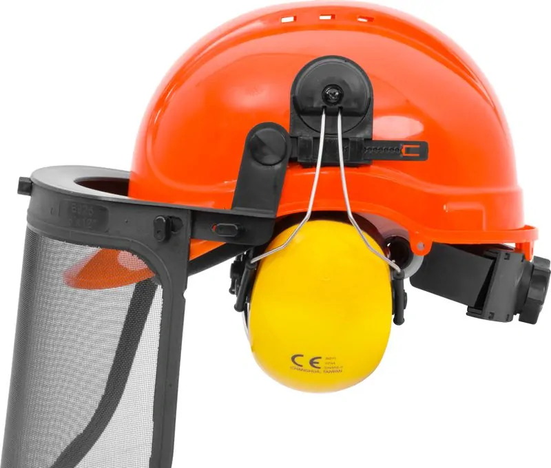 Štít Safetyco, prilba a chránič sluchu