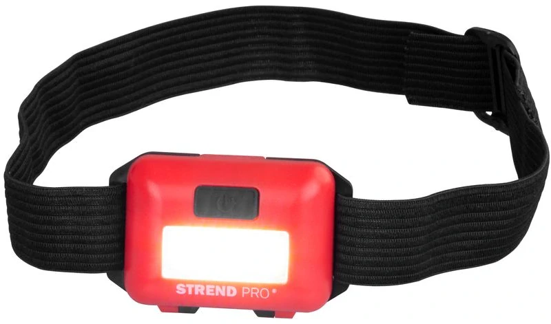 Čelovka COB LED, 3xAAA, mix farieb