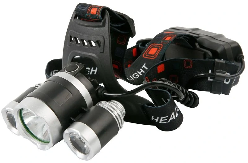 Čelovka H931, T6+2 XPE LED, 300 lm, 1200 mAh