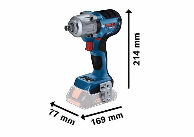 BOSCH GDS 18V-450 PC set