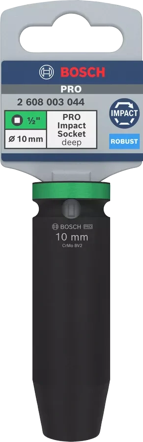 Nástrčný kľúč BOSCH PRO Impact Socket 10mm dlhý