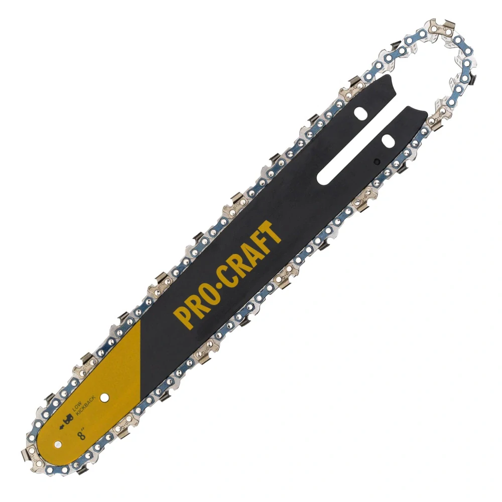 Sada 2 x reťaz 1/4", 1,1mm, 46čl, 20cm 8" + lišta