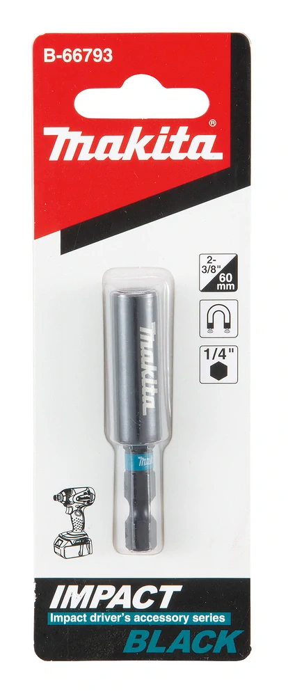 Kovaný magnetický držiak bitov MAKITA 1/4" 60 mm