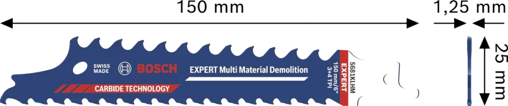 BOSCH EXPERT Multi Material Demolition S681KLHM