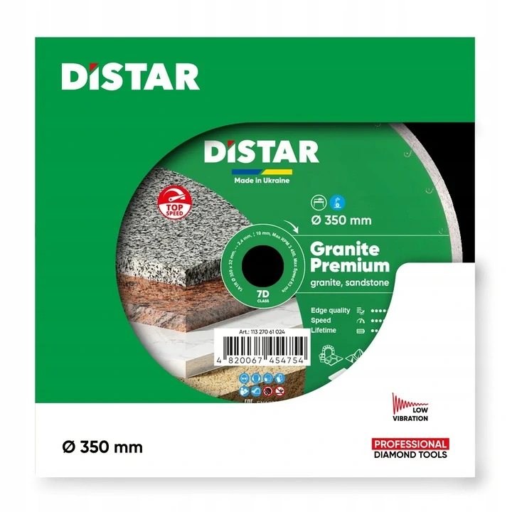 Diamantový kotúč DISTAR 350 x 25,4mm Granite Premium
