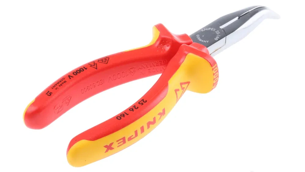 Kliešte pologuľaté s bočným cvikom VDE KNIPEX 2526160