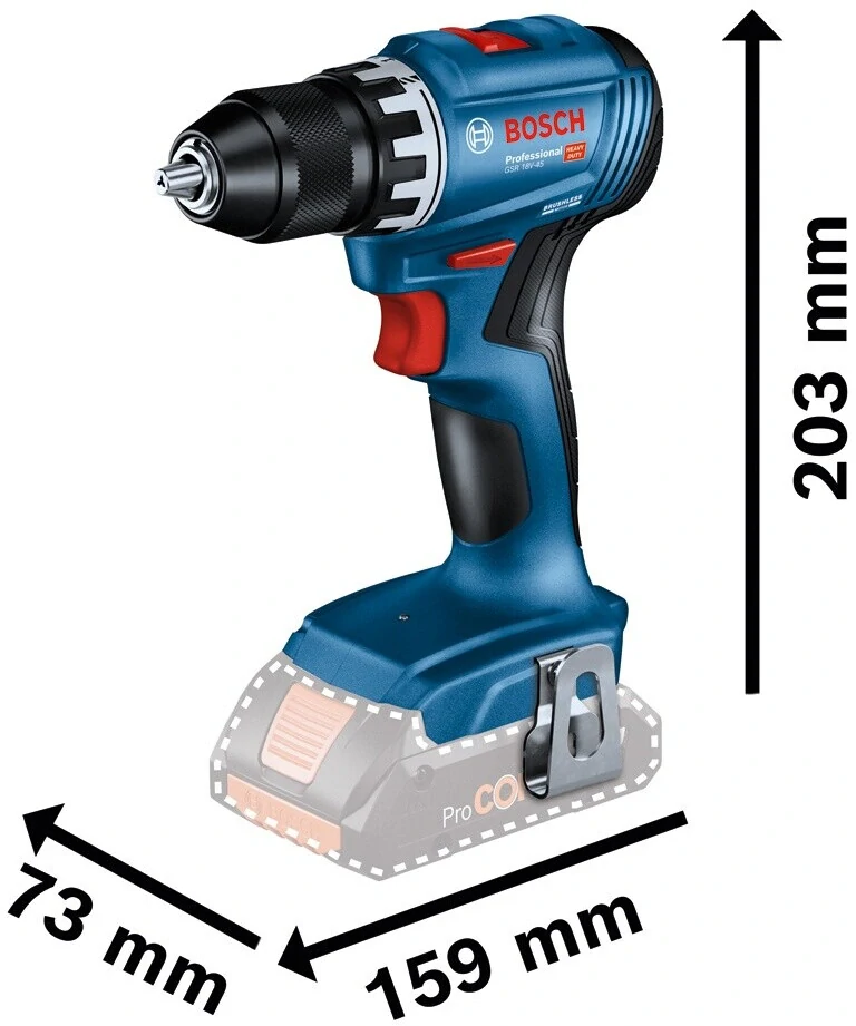 BOSCH sada náradia GSR + GWS + 2× 4.0Ah + GAL