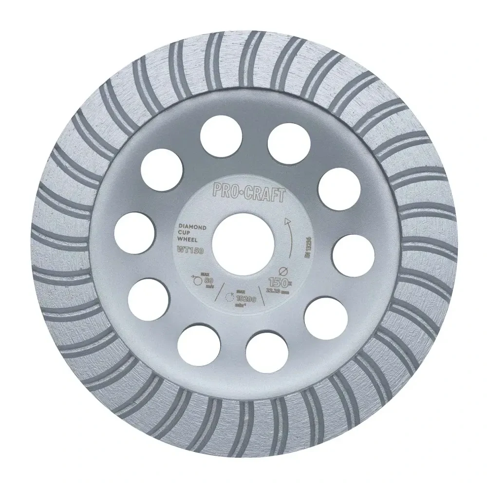 Diamantový brúsny kotúč PROCRAFT 150 mm