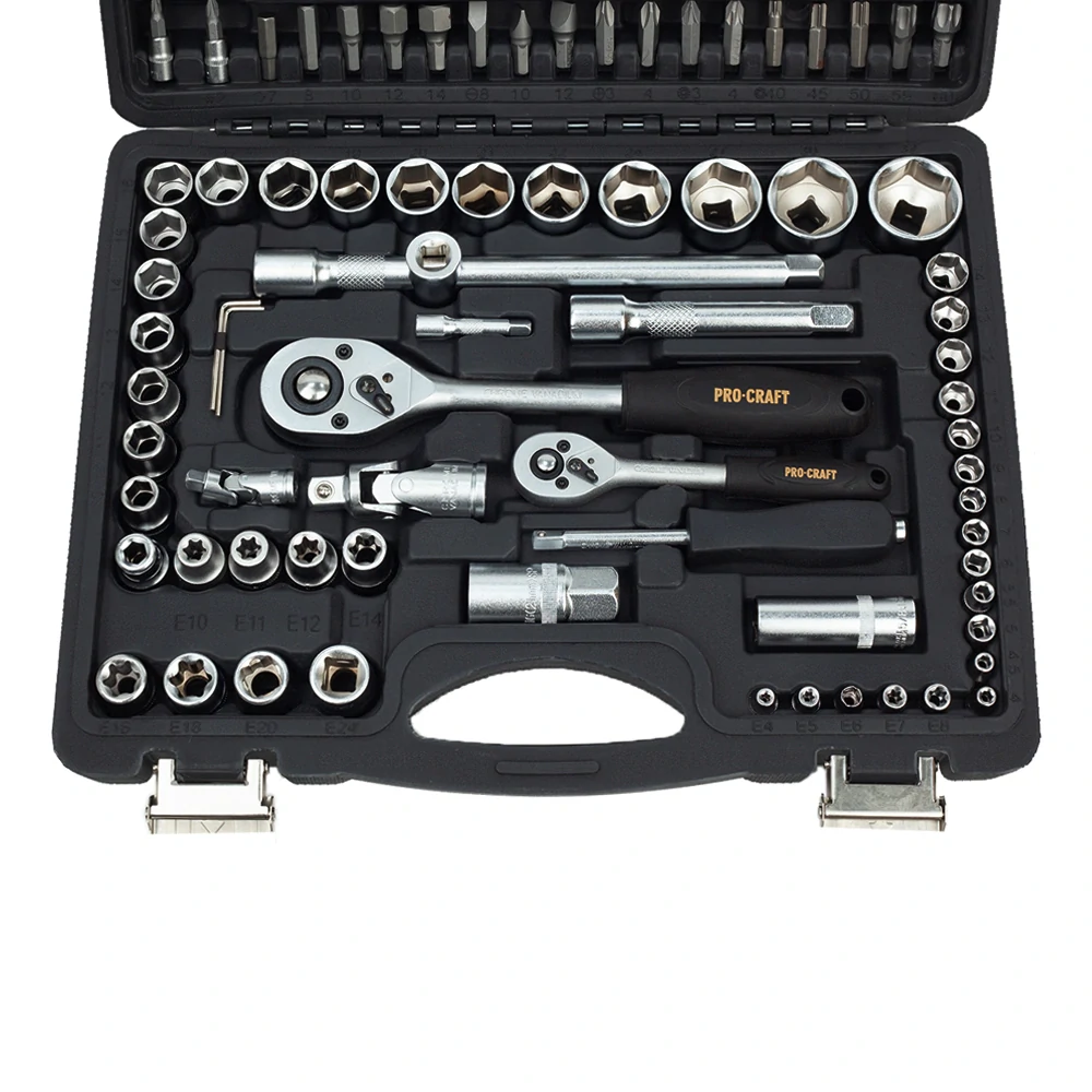 Gola sada 1/4" a 1/2" PROCRAFT 108 dielov