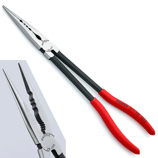 Kliešte KNIPEX montážne dlhé 280mm rovné 2871280