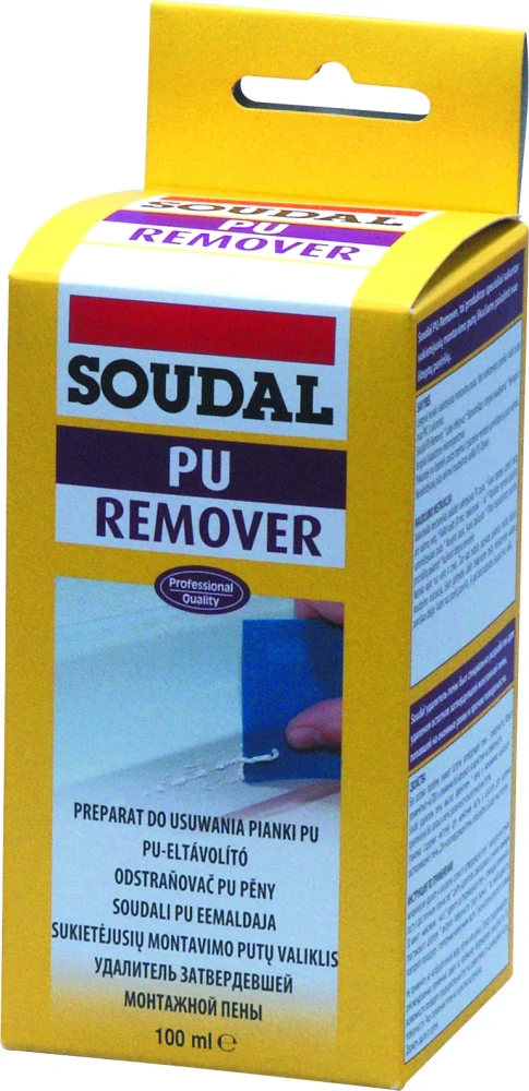 Odstraňovač pu peny SOUDAL 100 ml