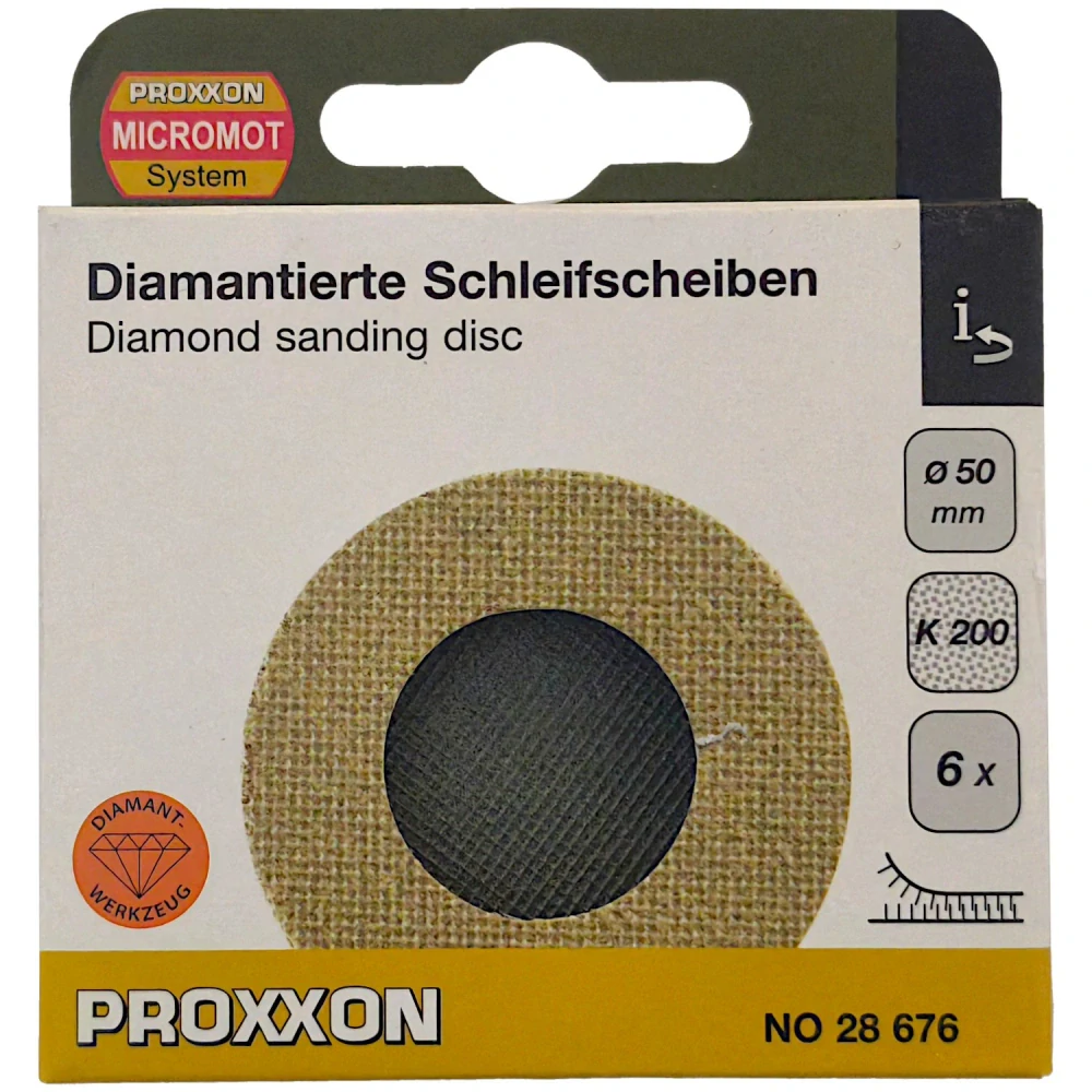 Diamantové brúsne kotúče 50 mm zr.200 PROXXON 28676