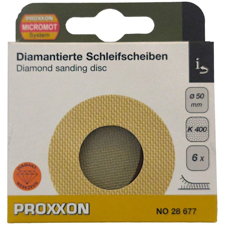Diamantové brúsne kotúče 50 mm zr.400 PROXXON 28677